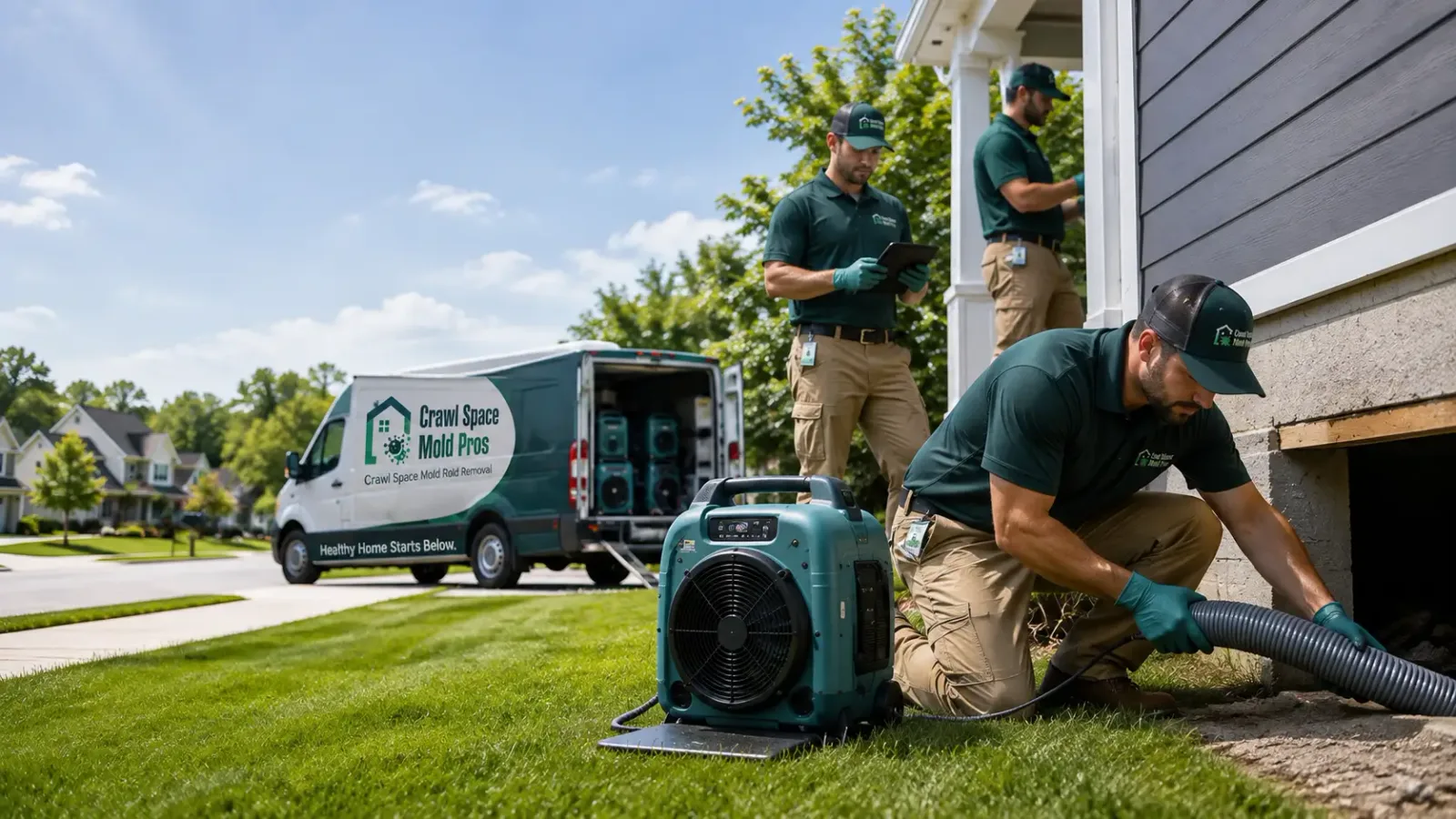 Crawl Space Mold Removal in Eglin Afb, FL
